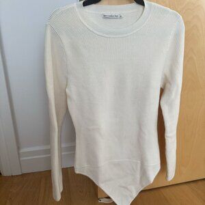 Abercrombie Long-Sleeve Ottoman Crew Bodysuit